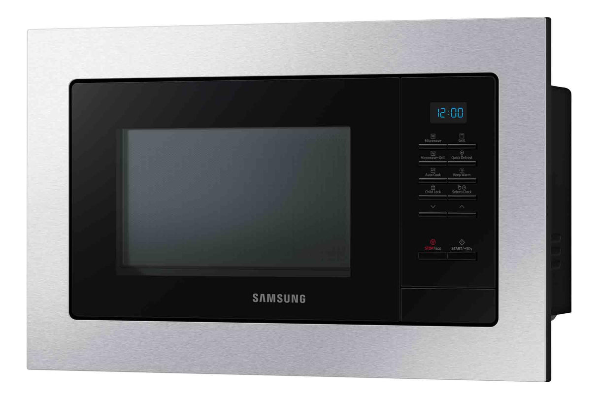 Samsung MG23A7013CT/EC Microondas de Integración con Grill, 23 L, potencia 800W.
