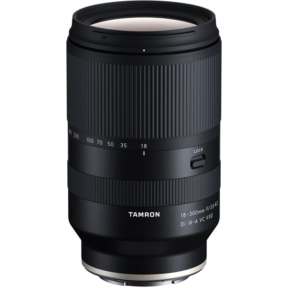 Tamron B061S 18-300 mm F/3.5-6.3 Di III-A VC VXD - Objetivo para SonyE Mount(APS-C), Negro