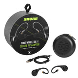 Shure Adaptador inalámbrico True (Gen 2) para auriculares aislados de sonido, ajuste sobre el oído, Bluetooth 5 tecnología inalámbrica, duración de la batería larga (RMCE-TW2-EFS)