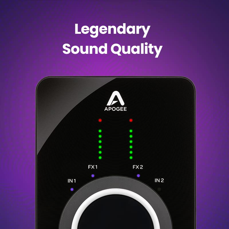 Apogee - DUET 3 - Interface audio USB C - 2 entradas/4 salidas - 2 previos de micro/instrumento - 24 bits/192 kHz