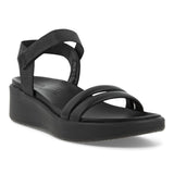 ECCO Flowtedge LX, Sandalias con tacón Mujer, Color Negro, 38 EU