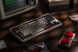 8Bitdo Retro Mechanical Keyboard, Bluetooth/2.4G/USB-C Hot Swappable Gaming Keyboard with 87 Keys, Dual Super Programmable Buttons for Windows and Android - QWERTY Spanish ISO Layout