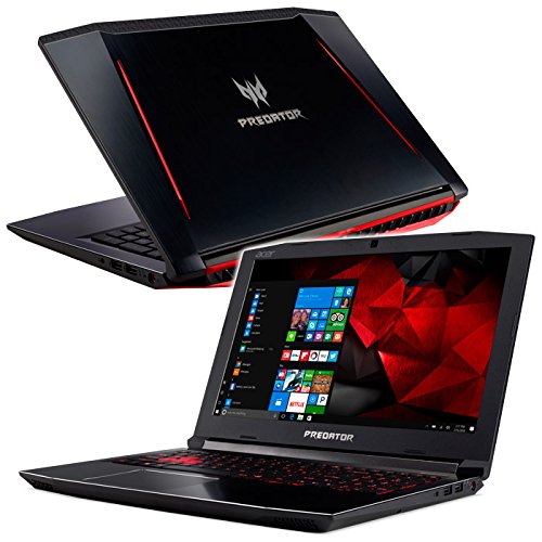 acer NH.Q2BEB.009 - Ordenador portátil de 15.6" (Intel Core i7-7700Hq, Disco Duro de 1 TB, 16 GB de RAM, Nvidia Geforce GTX 1060, Windows 10) Negro