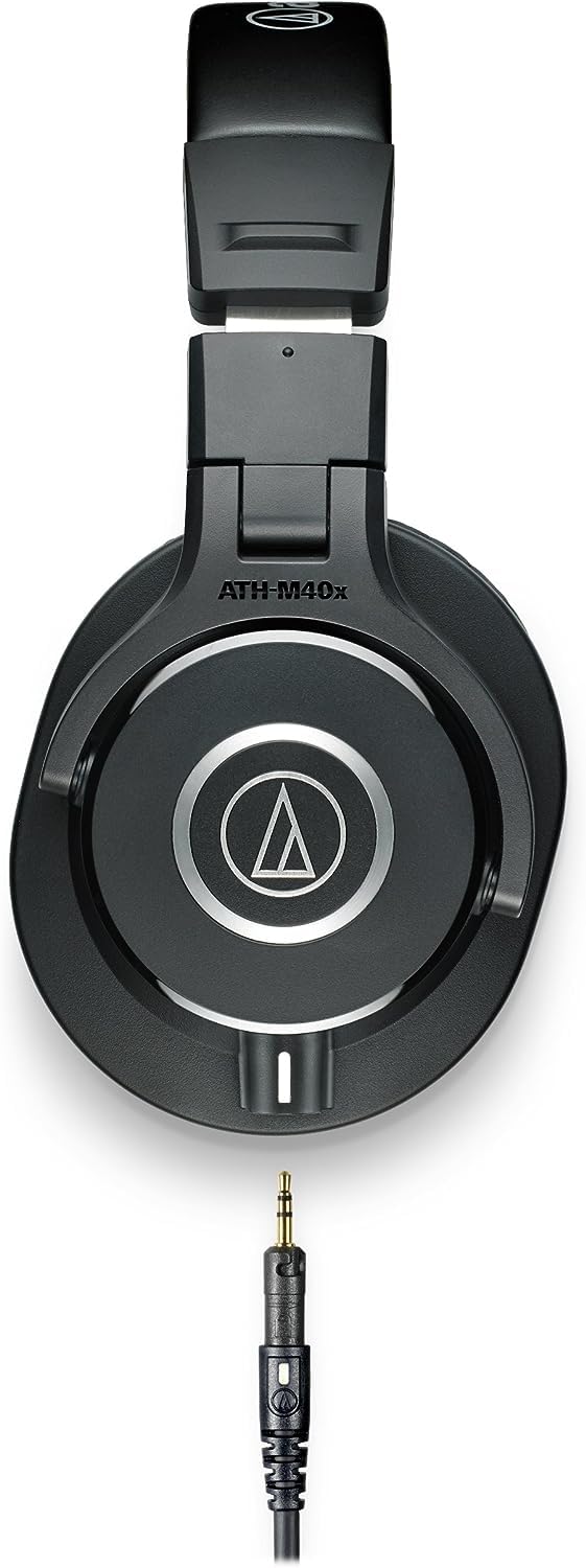 Audio-Technica M40x Auriculares Profesionales para Monitorización en Estudio Negro