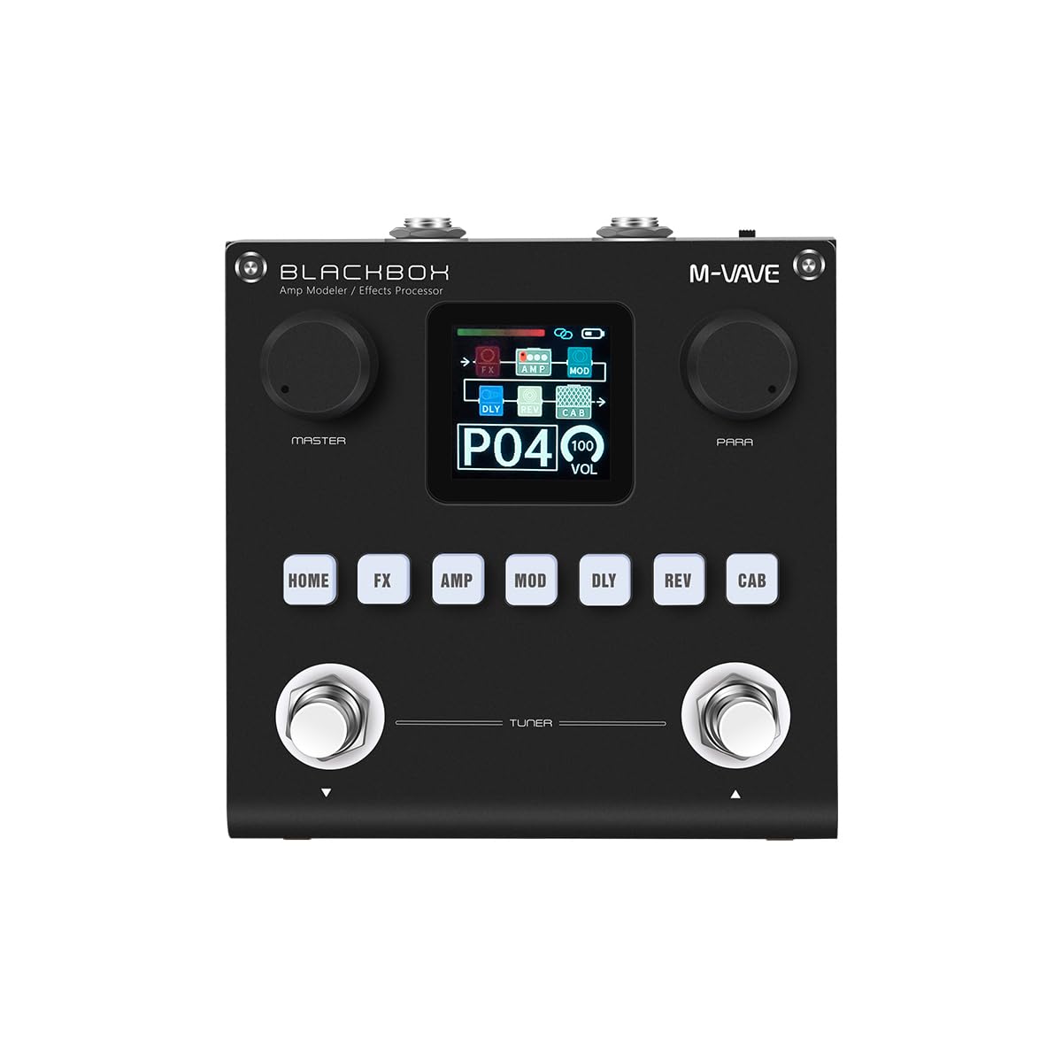M-Vave Blackbox Controlador MIDI Bluetooth - Pedal portátil y versátil para guitarra, bajo, control DAW, conectividad inalámbrica, recargable, para vivo y estudio