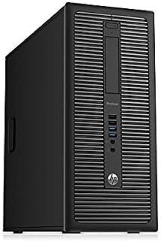 HP 600 Negro G1 CPU (Intel Core i5, 4 GB de RAM, 500 GB, Intel HD Graphics 4600, Windows 8.1 Pro actualizable gratuitamente a Windows 10)