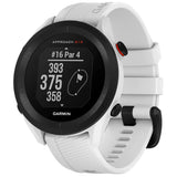 Garmin Approach S12, Reloj para Golf, campos mundiales preinstalados, Bluetooth y resistente al agua, Blanco