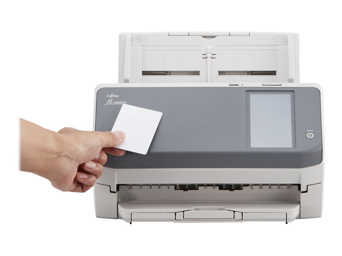 fi-7300NX - Escáner de Grupo de Trabajo LED con Gigabit Ethernet, USB 3.1, Wi-Fi, Pantalla Táctil, ADF, Dúplex, A4, 60 ppm/120 ipm