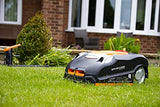 YARD FORCE Robot cortacésped NX100i de hasta 1000 m². Robot cortacésped autopropulsado con control por aplicación, sensor iRadar, programación multizona, panel de control LCD con teclado numérico.
