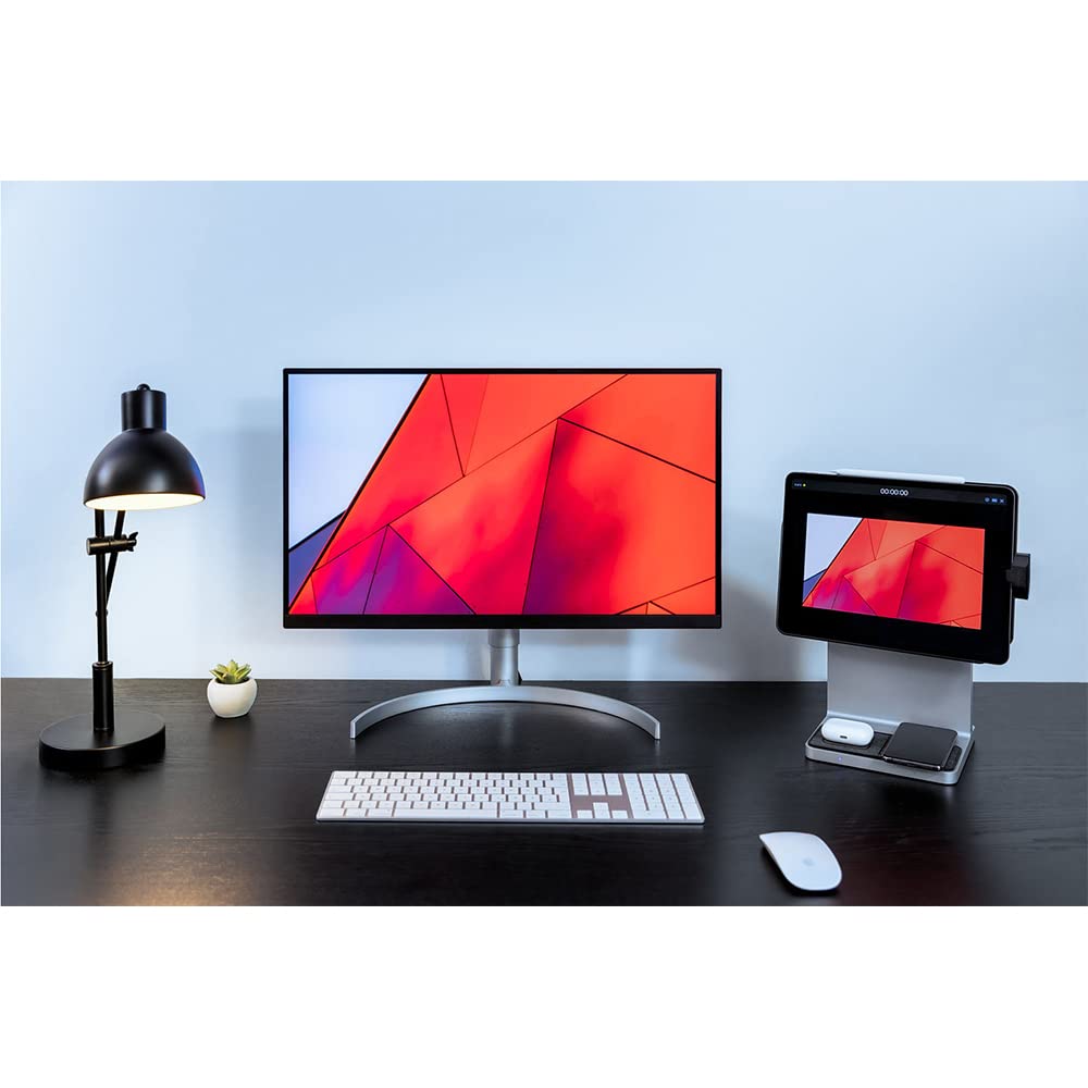 Kensington StudioDock Soporte Ajustable iPad Pro 12, Conexión Magnética, Cargador Rápido para iPad, iPhone y AirPod (K34030WW)