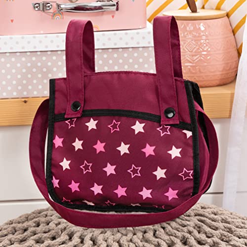 Bayer Design 26723AA Twin Xeo Cochecito de muñeca gemelas, Carrito Doble para muñecos, Altura Regulable, Ruedas Delanteras móviles, Bolsa