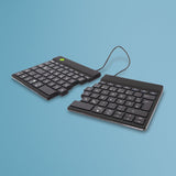 R-GO TOOLS Clavier ergonomique R-Go Split Break Avec logiciel de Pause, Clavier ergonomique divisé, QWERTZ (DE),
