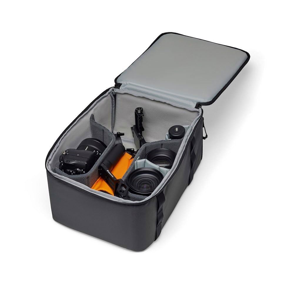 Lowepro GearUp Pro XXL II, Caja de Cámara, Funda Dura para Reflex y Mirrorless, Funda con Divisores Ajustables para Mochila, Bolsa para Cámara