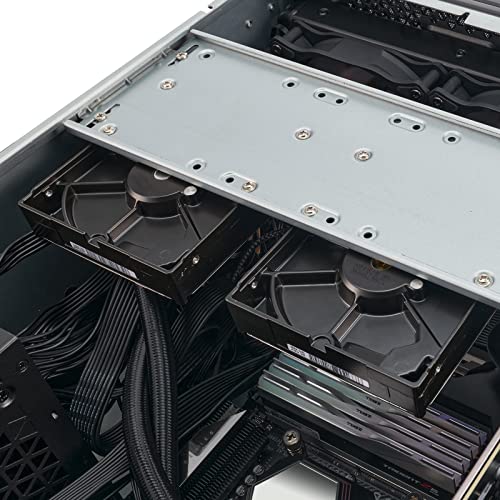 Silverstone SST-RM44 - Chasis Servidor con Montura en Rack 4U y compatibilidad Mejorada para refrigeración líquida