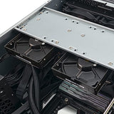 Silverstone SST-RM44 - Chasis Servidor con Montura en Rack 4U y compatibilidad Mejorada para refrigeración líquida