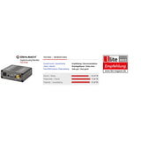 Oehlbach 6064 - Conversor Digital-analógico (Micro USB, 5 V), Color Negro