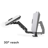 Wacom Flex Arm 81,3 cm (32 Pulgadas) para Pantallas Planas de sobremesa de 61 a 32 Pulgadas, Negro, Gris
