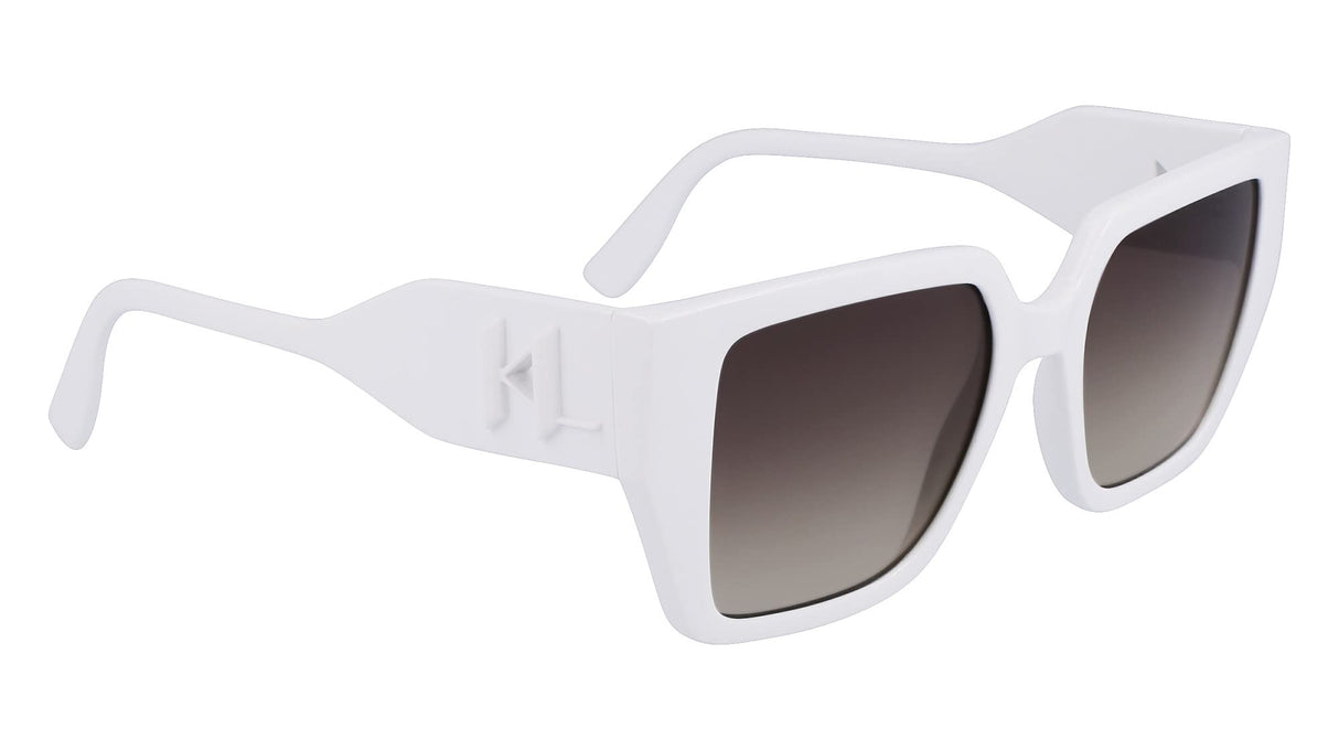 KARL LAGERFELD KL6098S Gafas, Blanco, 52-140-19 Unisex Adulto
