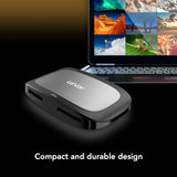 Lexar Lector Profesional CFexpress Tipo A/SD USB 3.2 Gen 2, diseñado para Tarjetas CFexpress Tipo A y SD UHS-II, velocidades de Transferencia USB de Alta Velocidad de 10 Gbps (LRW530U-RNBNG)