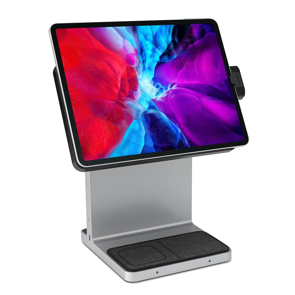 Kensington StudioDock Soporte Ajustable iPad Pro 12, Conexión Magnética, Cargador Rápido para iPad, iPhone y AirPod (K34030WW)