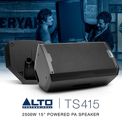 Alto Professional TS415 Altavoz PA Activo de 2500W 15" con Mezclador de 3 Canales, Streaming Bluetooth, Emparejamiento Inalámbrico de Altavoces, DSP y App Alto