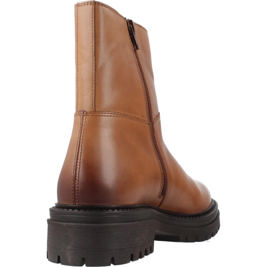 Geox D Iridea C, Bota de Tobillo Mujer, coñac, 36 EU