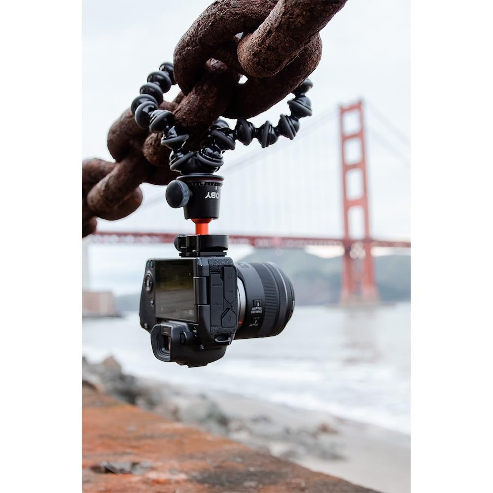 JOBY GorillaPod 3K Pro Kit MII, Trípode Profesional Flexible de Aluminio con Rótula, Placa QR, Fabricado en Italia, para Cámaras CSC, Sin Espejo, Capacidad de Carga 3 kg, 6.6 LB, J91566-BWW