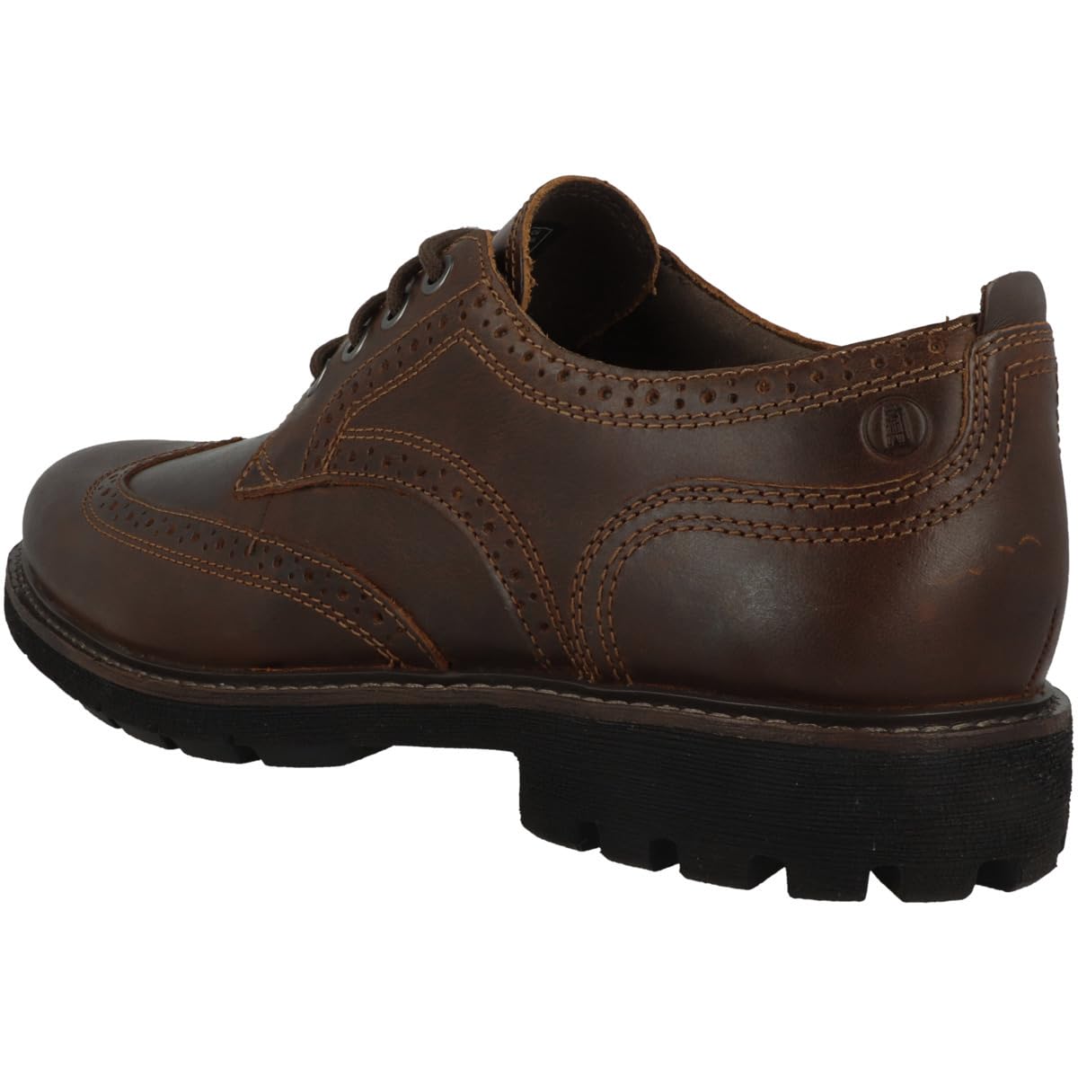 Clarks Batcombe Far, Oxford Hombre, Lea marrón Oscuro, 39.5 EU