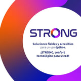 Strong MIRA1 Proyector De Video Oficial Google TV Smart 1080P con Soporte 4K, Enfoque Automático & Keystone, WiFi Bluetooth Portátil Proyector Exterior para iOS/Android/Cine En Casa