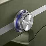Electrolux Asistente de cocina modelo EKM5550, aparato de cocina con gancho amasador, protección contra salpicaduras, batidor de globos, tapa de fermentación, 1200 W, dos cuencos grandes de 2,9 litros