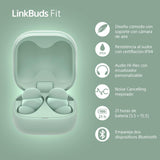 Sony LinkBuds Fit x Olivia Rodrigo, Auriculares Bluetooth con Noise Cancelling, Cómodos, IPX4, Hi-Res Audio, Sonido Ambiente, 21 h autonomía, conexión multipunto, iOS y Android, Verde