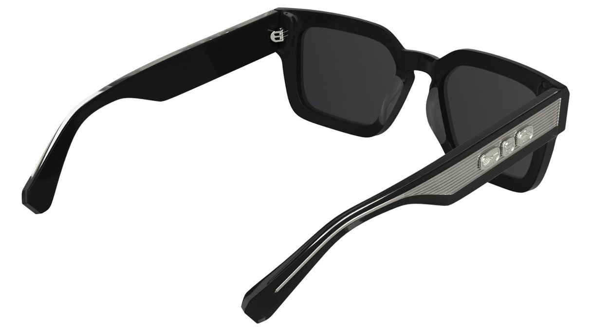Lacoste Unisex Adult Sunglasses L6071S - Black with Solid Grey Lens