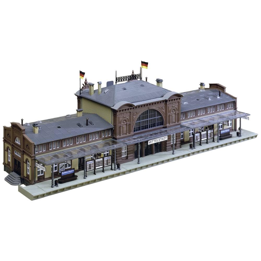 Faller - Estación de tren HO (1:87) - Estación - Madera - Niños - Hobbyistas, constructores de modelos - Unisex - 443x160x130 mm - 2 lbs