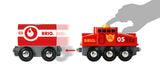 BRIO World - Set Ferroviario Equipo de Rescate, World Ferrocarriles, Set de Construcción de Madera, Juguete para Niños y Niñas 3+ Años, 44 Piezas