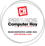 FRITZ!Mesh Set Internacional (FRITZ!Box 4060 y FRITZ!Repeater 3000 AX), WiFi 6 Tribanda con hasta 6 Gbps (2.400 Mbps + 2.400 Mbps + 1.200 Mbps), 2,5 WAN Gigabit, Interfaz en Español