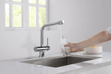 Blue Water Cromo 4-drożna Crystal Grifos de cocina