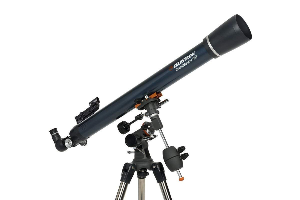 CELESTRON | Telescopio AstroMaster 70EQ 45x - Telescopio (91,4 cm, 8,16 kg, Acero)