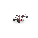 Beg Gokart Buzzy Red Vehículo Infantil, Coche a Pedales, Seguro y Estable, Juguete para niños Adecuado para niños de 2 a 5 años