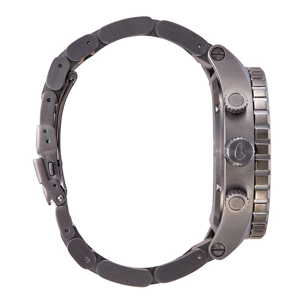 Nixon Reloj Analógico para Hombre de Cuarzo con Correa en Acero Inoxidable A083-5001-00