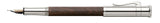 Graf von Faber-Castell 145522 Classic - Pluma estilográfica (granadill, anchura de la pluma EF