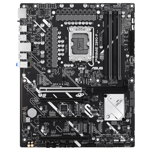 ASUS ProArt Z890-Creator WiFi - Placa Base ATX, 16+2+1+2 etapas de Potencia, PCIe 5.0 Compatible con GPU de última generación, Dos Thunderbolt 5 Tipo-C, LAN de 10 GB y 2,5 GB, WiFi 7, 5 Ranuras M.2