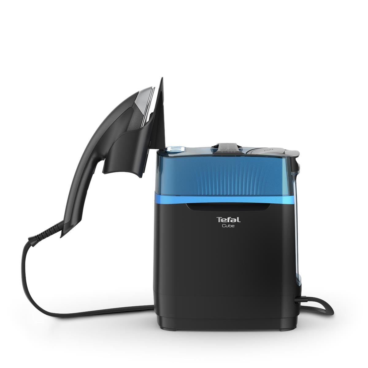 Tefal Plancha de vapor higiénica UT2020 CUBE | Desinfectar | Pureza higiénica | Limpieza a vapor vertical | Planchado | Móvil | Volumen de vapor de hasta 90 g/min | Golpe de vapor 200 g/min