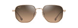Maui Jim Lewalani Gafas, Matte Light Gold, 52-18-145 Unisex Adulto