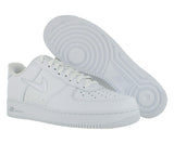 NIKE Air Force 1, Sneaker Hombre, White Dk Smoke Grey, 38.5 EU