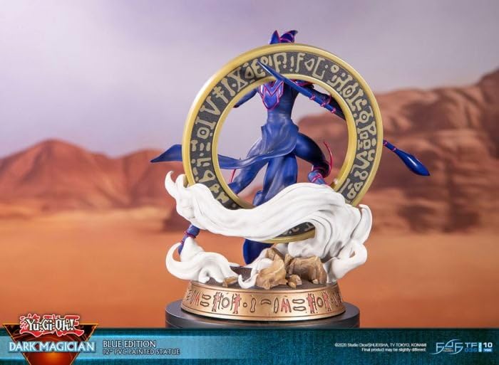 First4Figures F4F Yu-Gi-Oh! - Dark Magician Blue Variant PVC Statue (29cm) (YGODMBS)