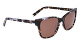DKNY DK552S Gafas, Sky/Amber Tortoise, 55-140-17 Unisex Adulto
