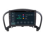 Jf Sound car audio system JF-037NJA-XDAB Autorradio de Ajuste Personalizado Compatible con Nissan Juke Android GPS Bluetooth WiFi Dab USB Pantalla táctil Full HD 9", Negro