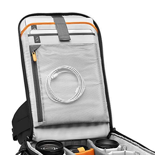 Lowepro Flipside BP 400 AW III Mochila para Cámara Sin Espejo y DSLR - negro - acceso posterior - acceso lateral - Divisores Ajustables - para Cámaras como Sony α7 - LP37352-PWW