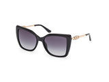 GUESS Gu00266 Gafas, 01b Shiny Black, 56/18/140 para Mujer