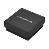 Emporio Armani Brazalete para mujer de Acero Inoxidable en tono oro rosa con cristales engastados, EGS3089221, Oro Rosa Brillante